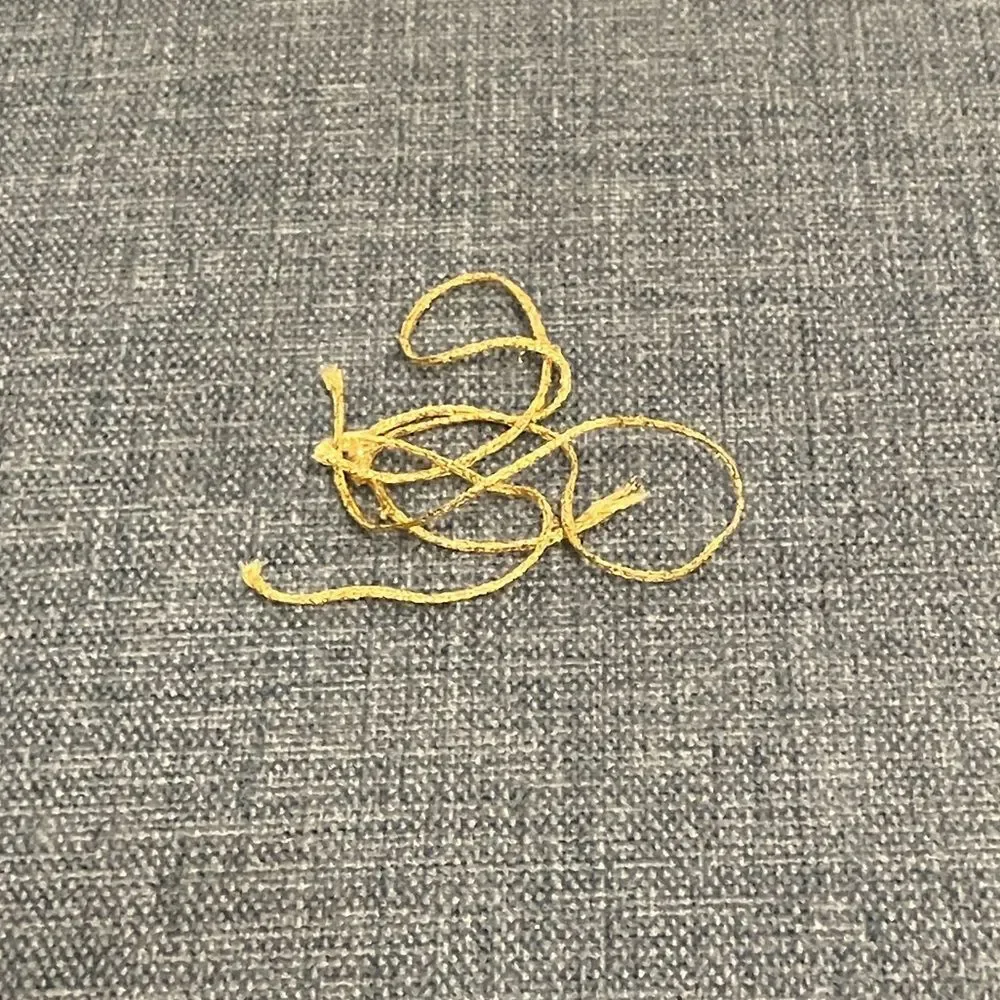 Sparkly Gold Needlepoint Thread Yarn